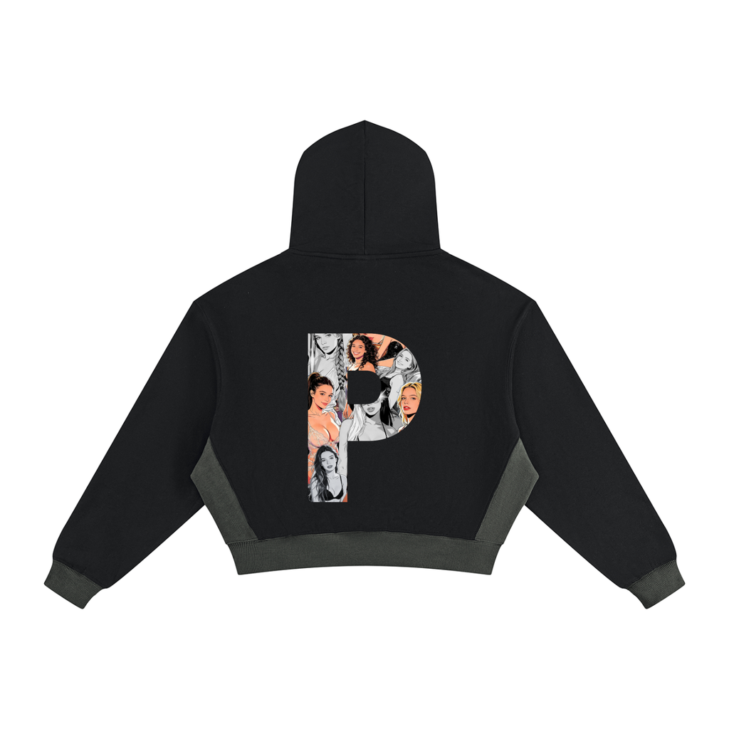 POPE P Color Block Hoodie