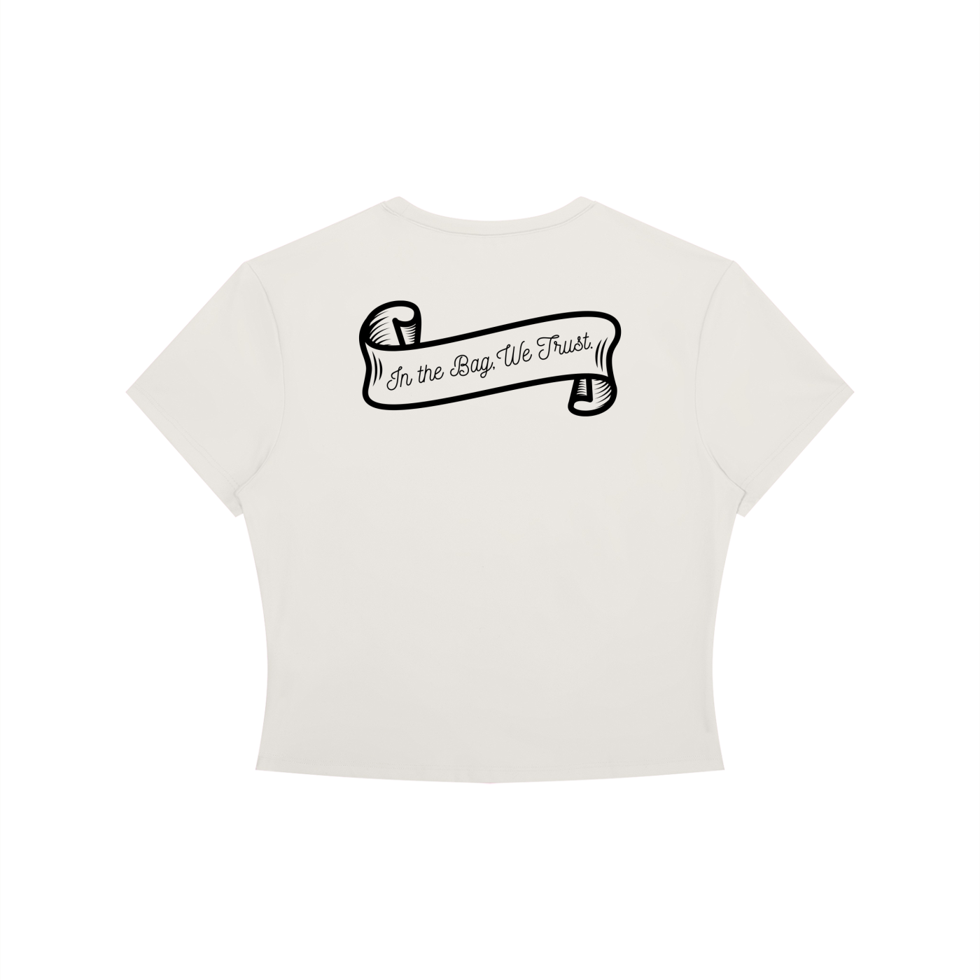 VV In The Bag We Trust - Women's Crewneck Crop T-Shirt