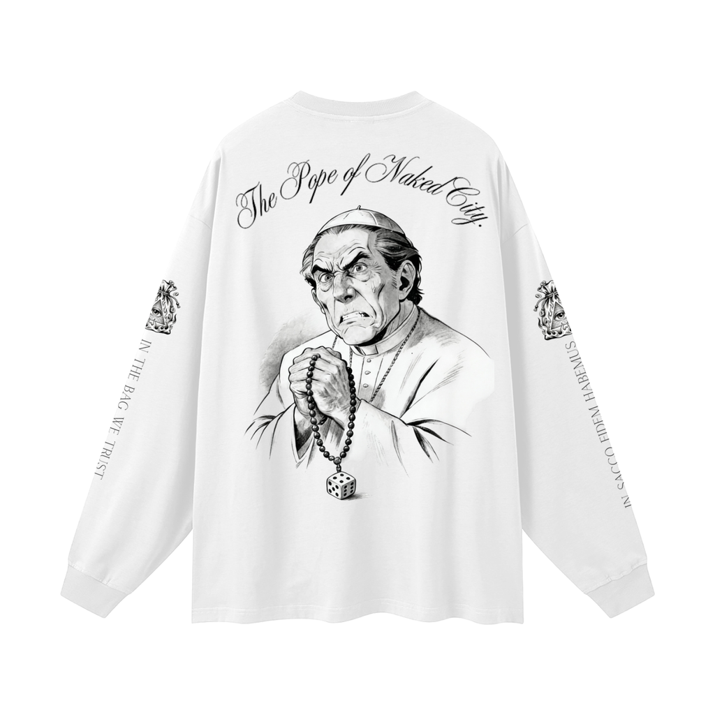 POPE - Oversized Unisex Long Sleeve T-Shirt