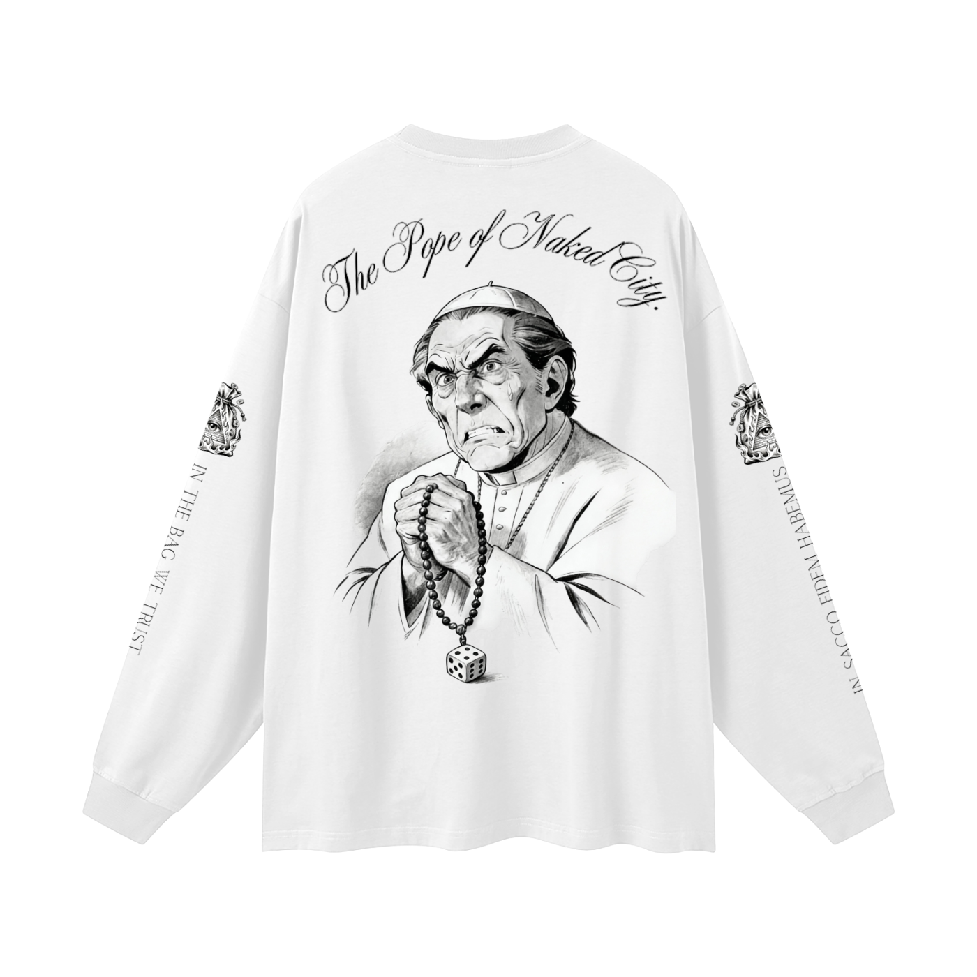 POPE - Oversized Unisex Long Sleeve T-Shirt