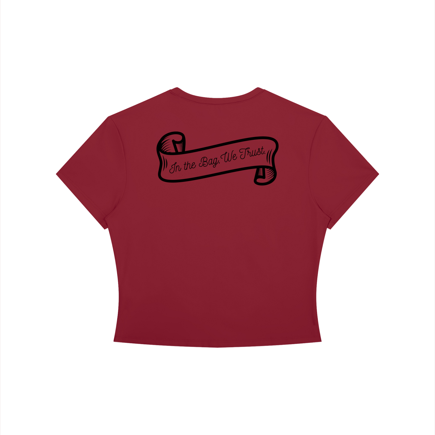 VV In The Bag We Trust - Women's Crewneck Crop T-Shirt