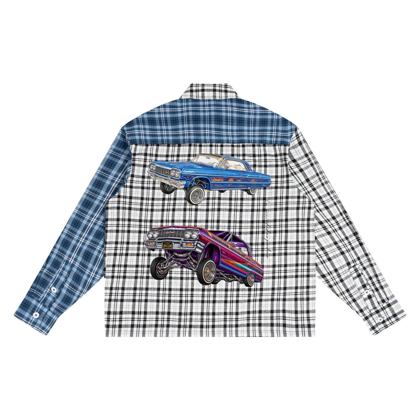 Orale Customs Plaid Long-Sleeve Shirt