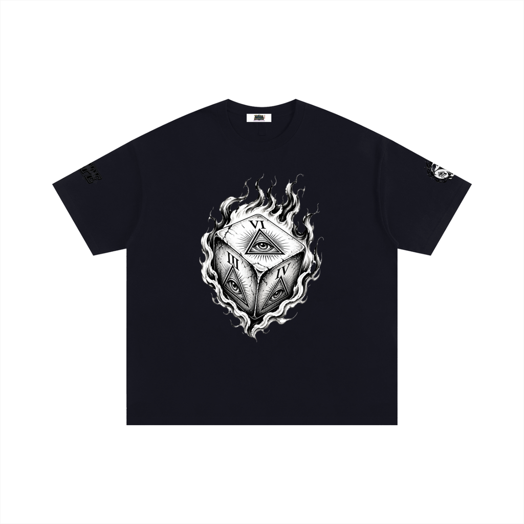 Illuminati Eye -   Unisex Oversized Cotton T-Shirt