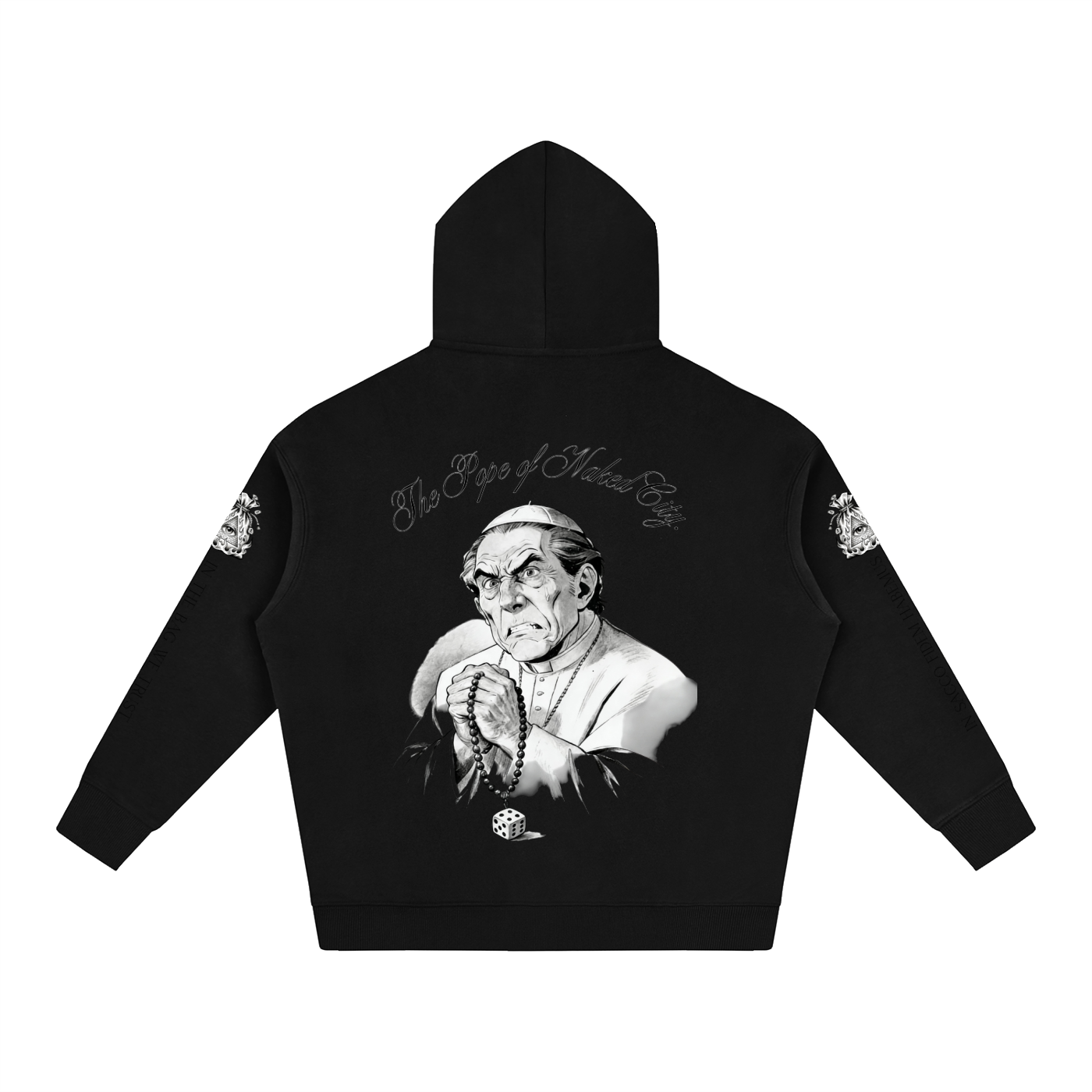 Pope- Oversize Fleeced Hoodie