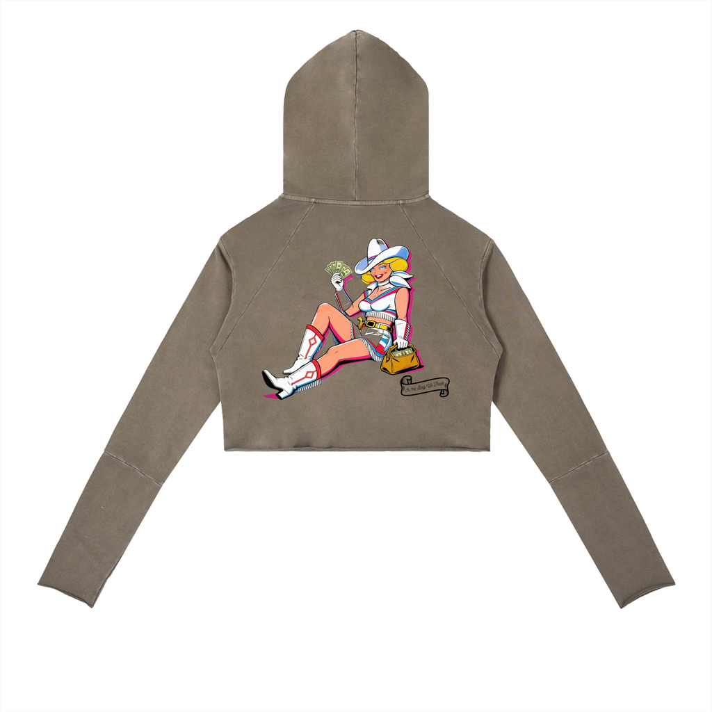 VV In The Bag We Trust - Vintage Washed Raw Edge Hoodie