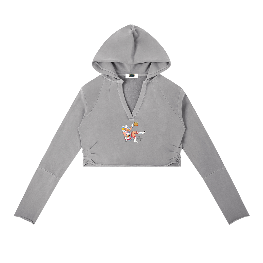 VV In The Bag We Trust - Vintage Washed Raw Edge Hoodie