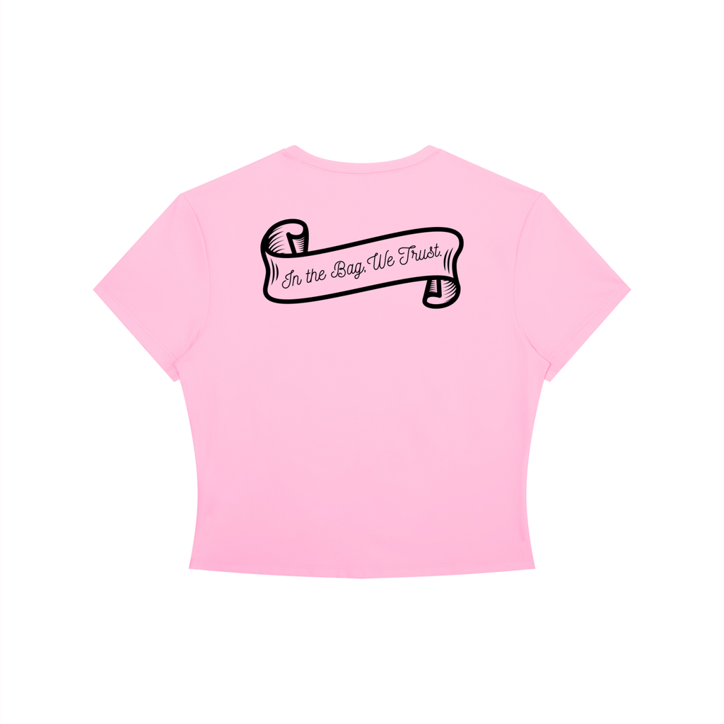 VV In The Bag We Trust - Women's Crewneck Crop T-Shirt