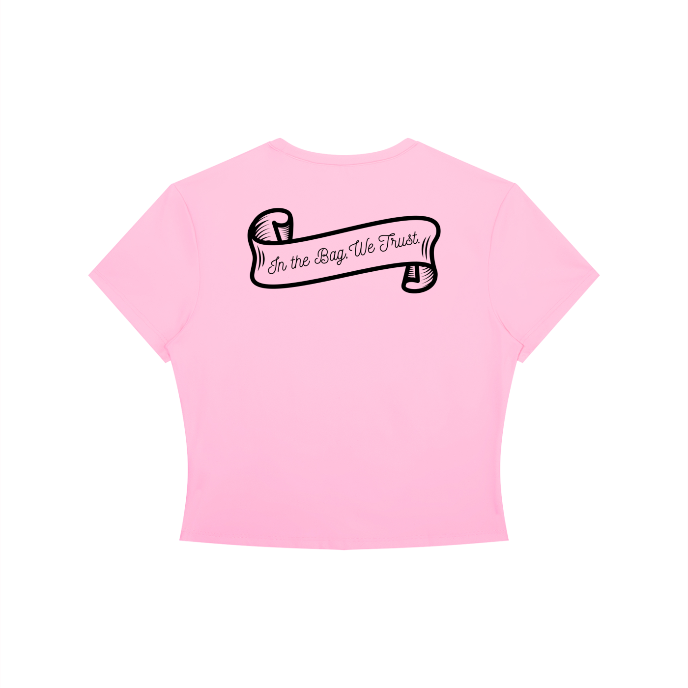 VV In The Bag We Trust - Women's Crewneck Crop T-Shirt