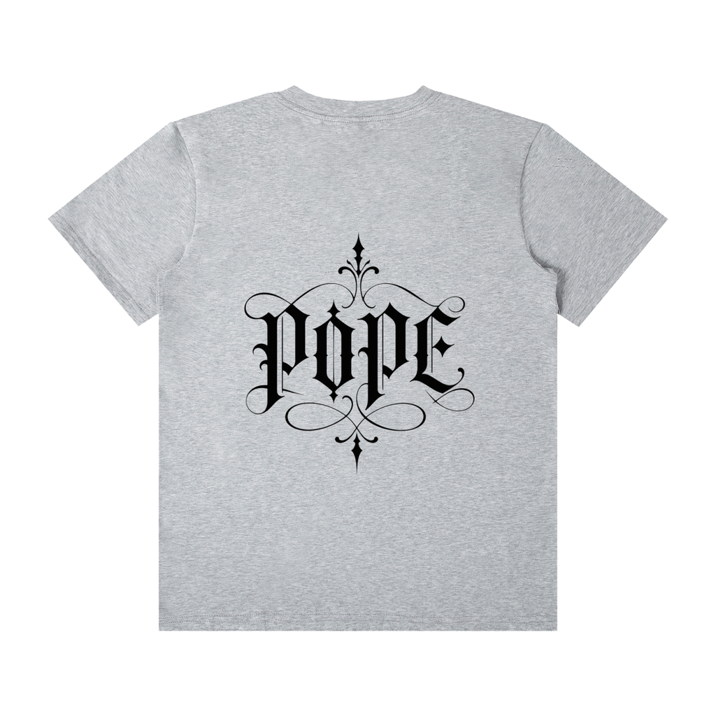 POPE Unisex Classic Crew Neck Cotton T-Shirt