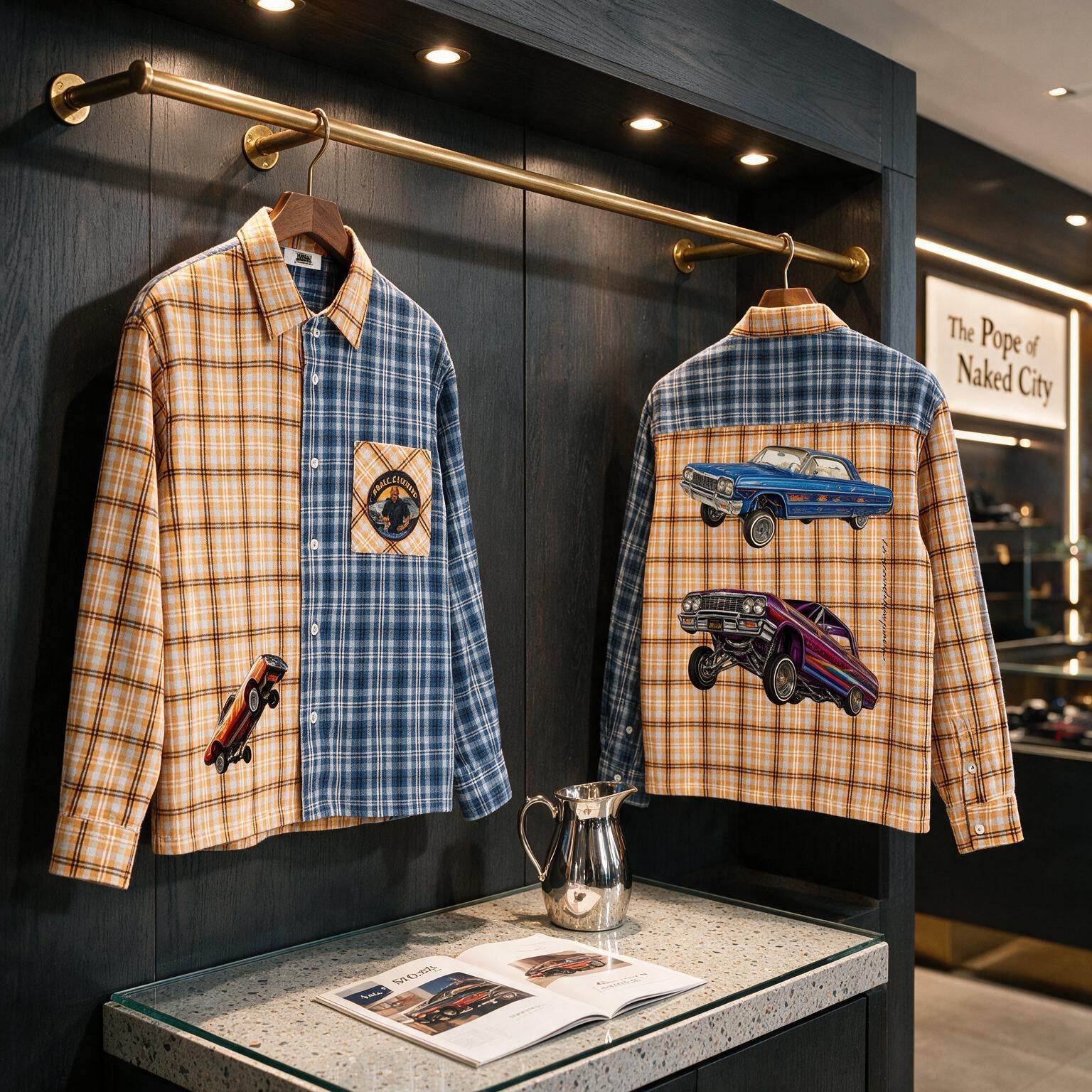 Orale Customs Plaid Long-Sleeve Shirt