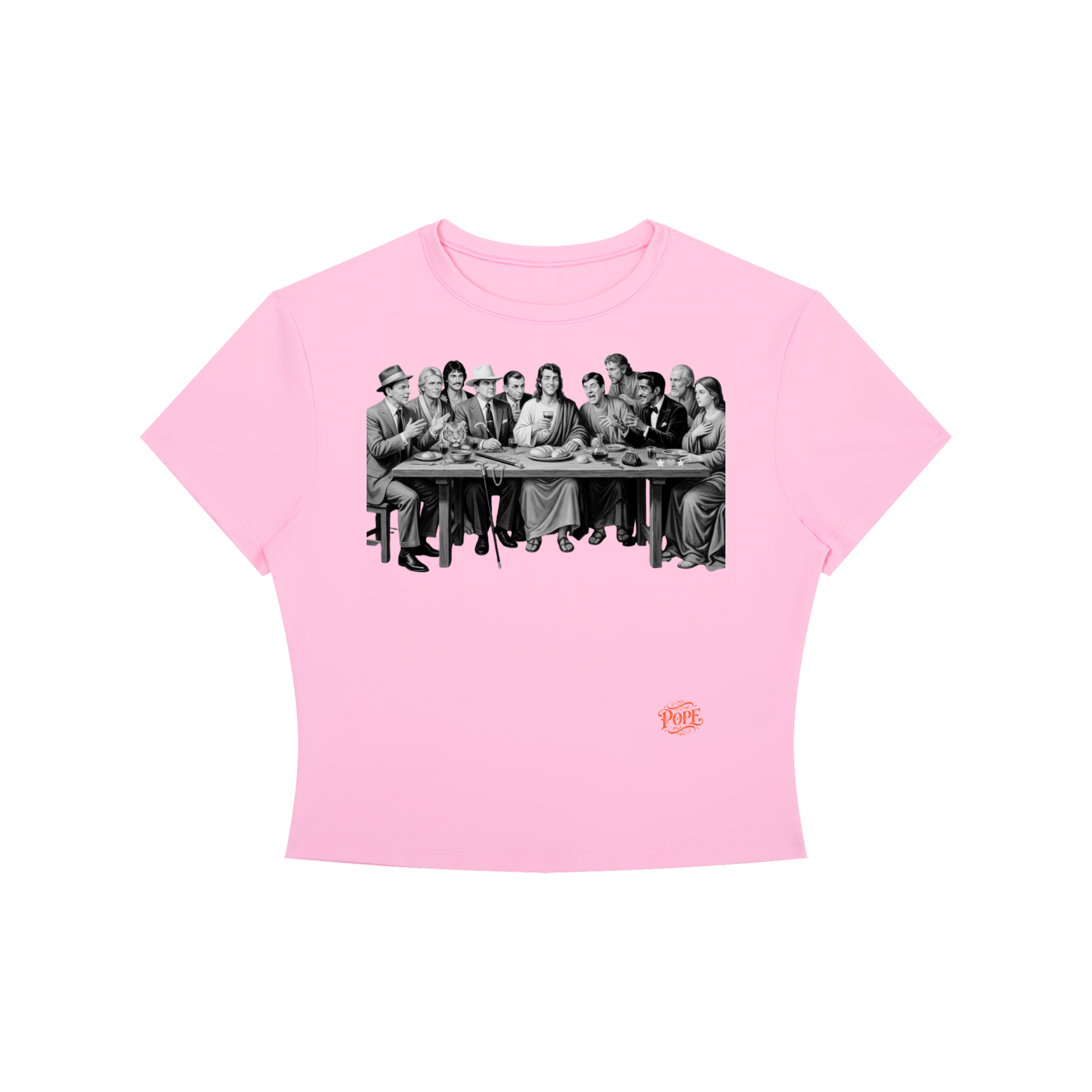 The Last Supper - Women's Crewneck Crop T-Shirt