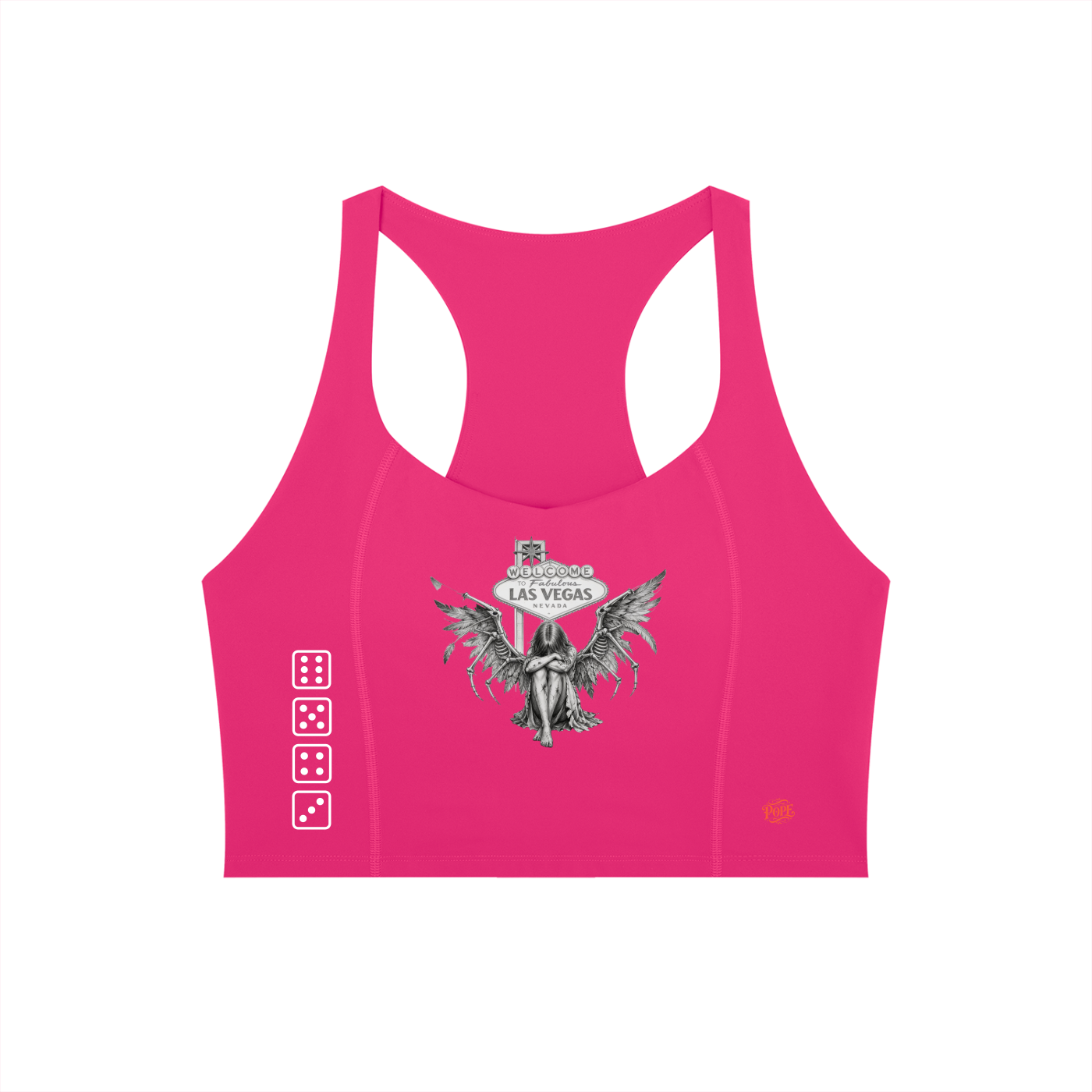 No Wings for the Wicked - Women’s Tight Paneling Yoga Tank Top