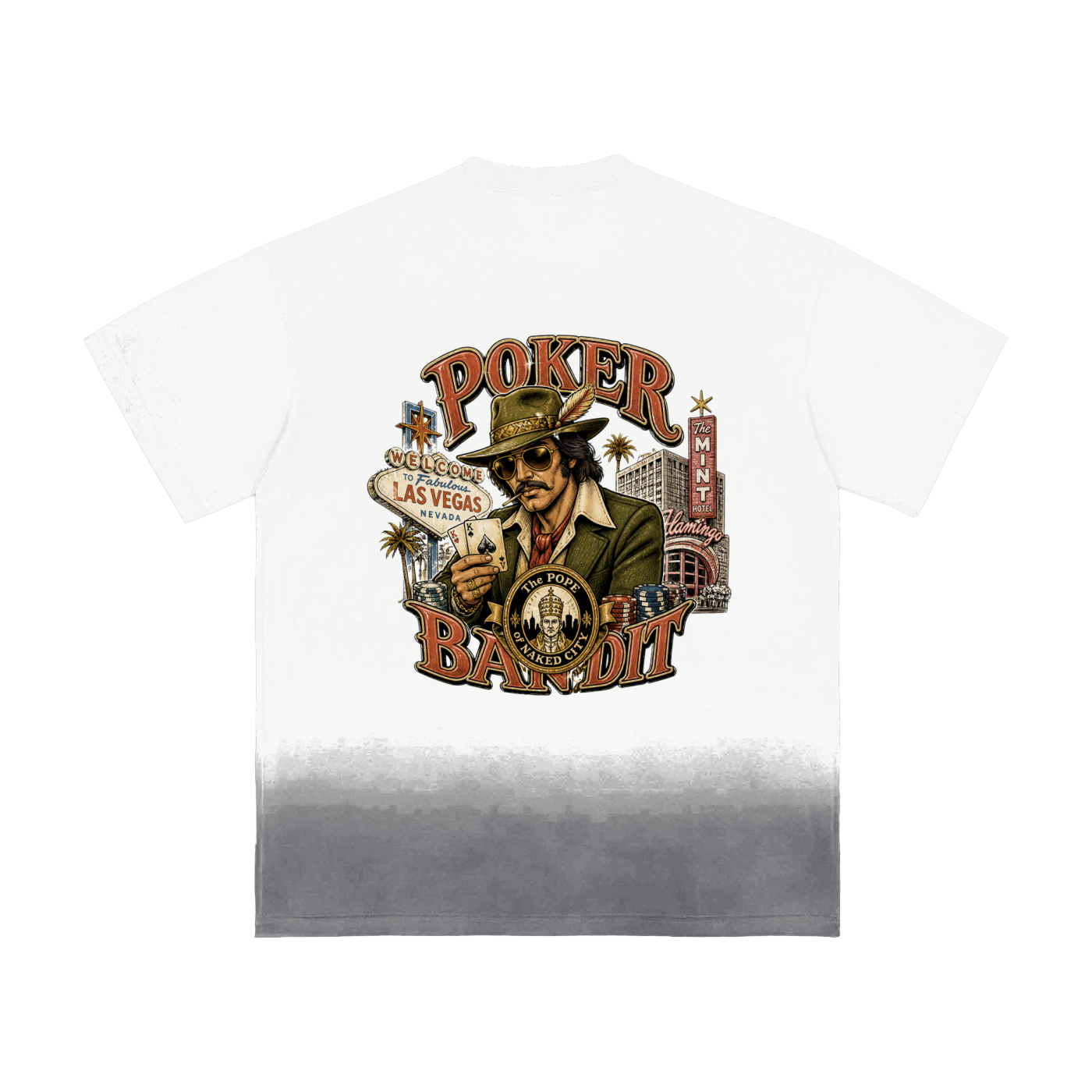 Poker Bandit Sunfade Vintage Washed T-Shirt