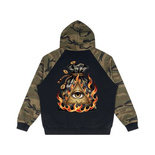 Camo Illuminati Zip Hoodie
