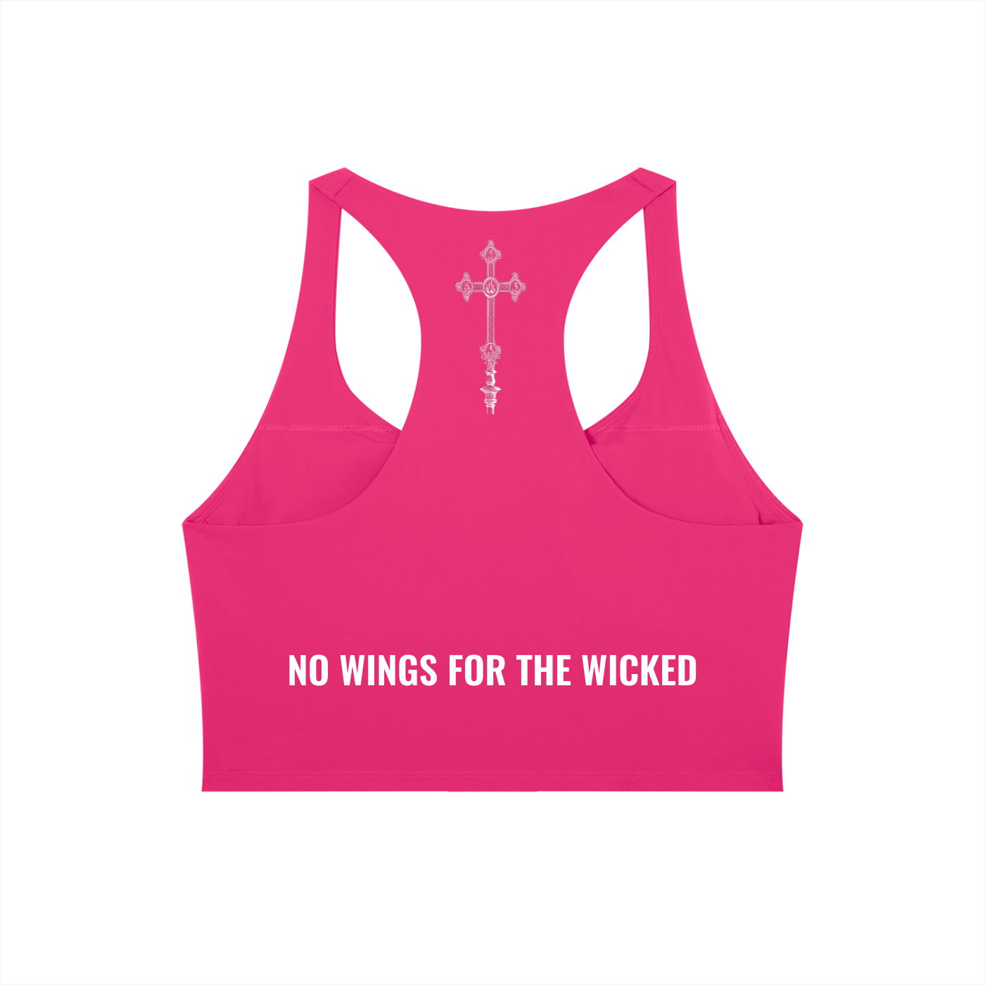 No Wings for the Wicked - Women’s Tight Paneling Yoga Tank Top