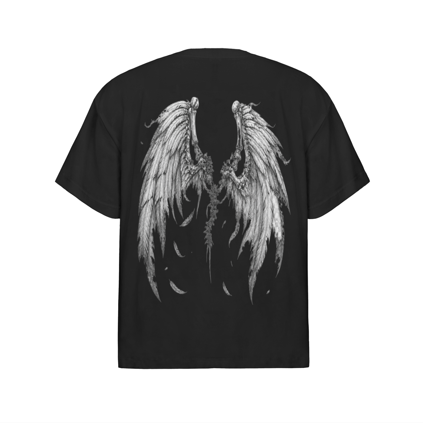 No Wings for the Wicked - Streetwear Oversized Cotton T-Shirt
