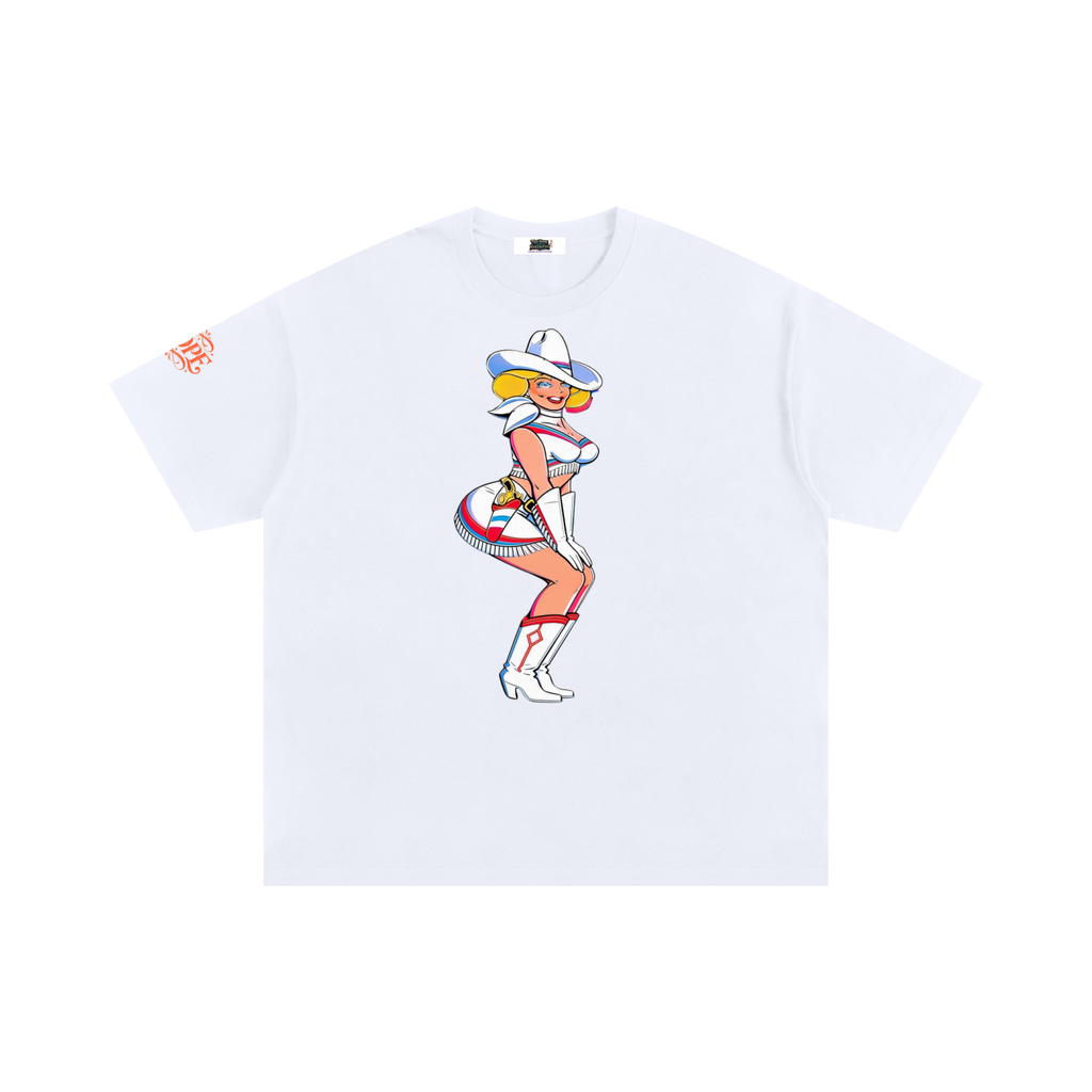 Vegas Vickie - Unisex Oversized Cotton T-Shirt