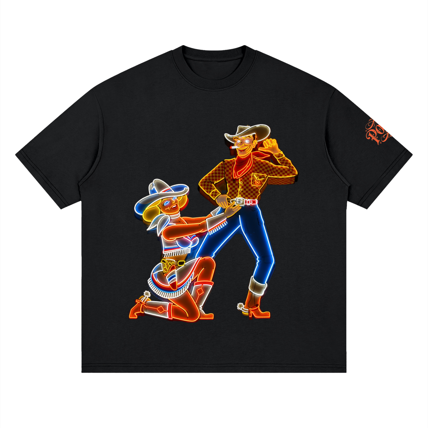 Lucky Pardner - Streetwear Loose Drop Shoulder T-Shirt