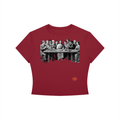 The Last Supper - Women's Crewneck Crop T-Shirt