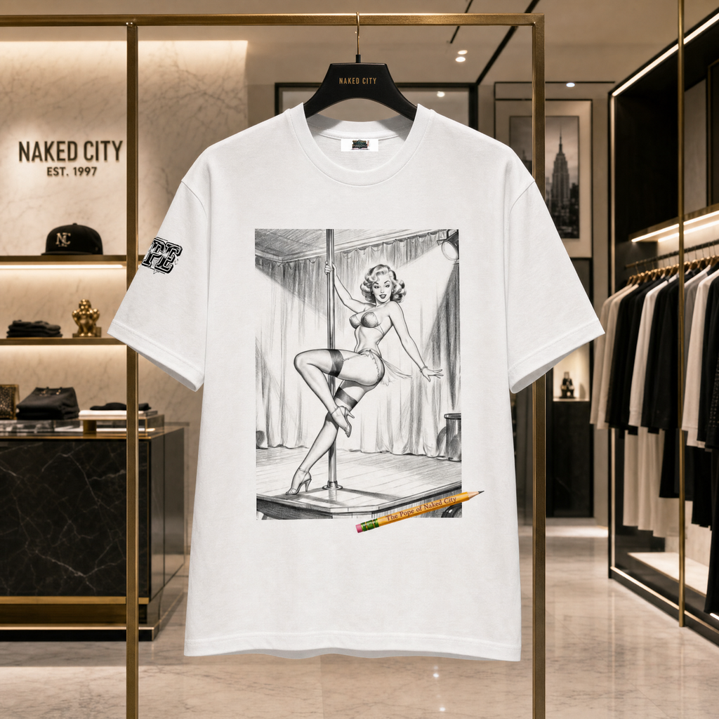 Vintage Dancer Pencil Sketch Pure Cotton Unisex T-Shirt