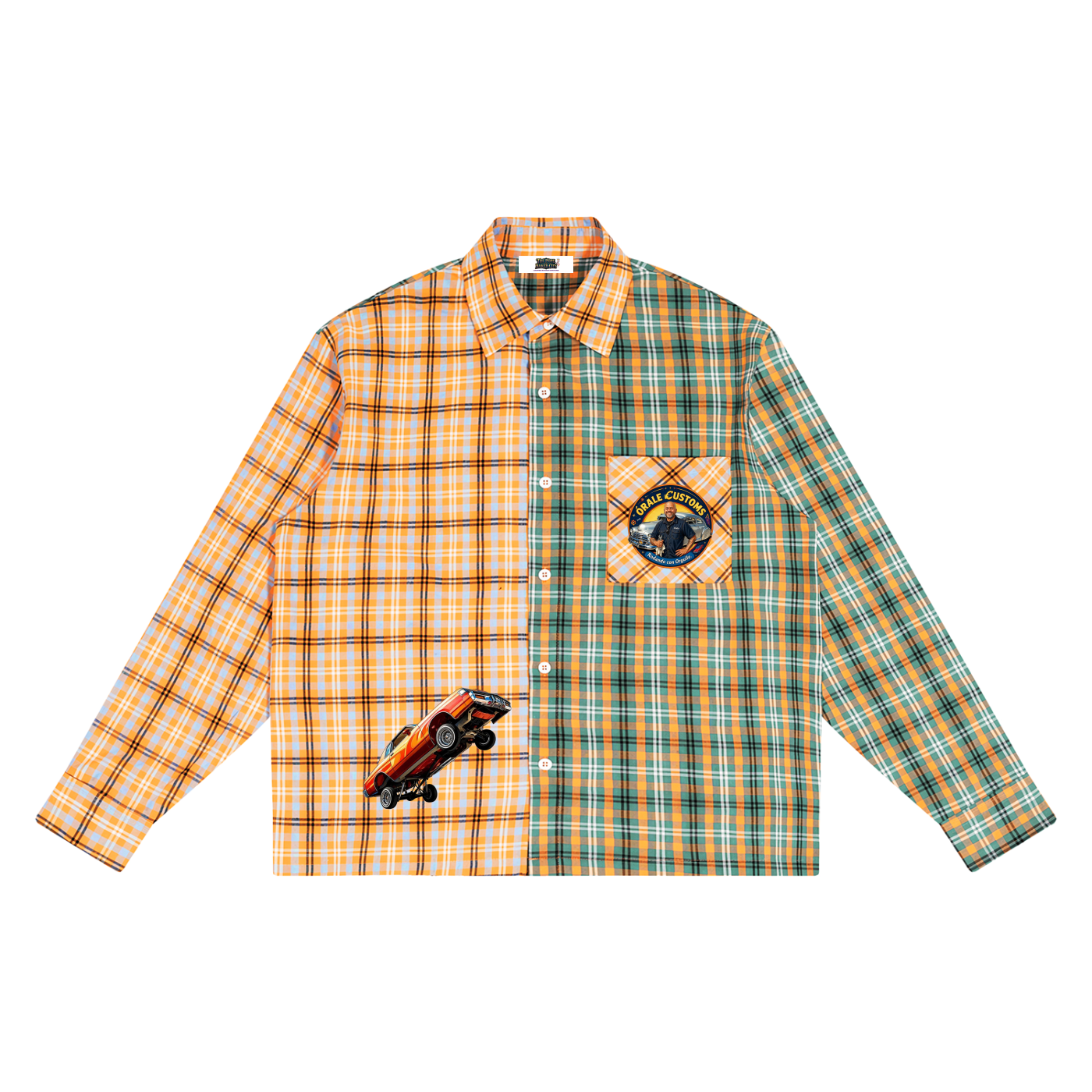 Orale Customs Plaid Long-Sleeve Shirt