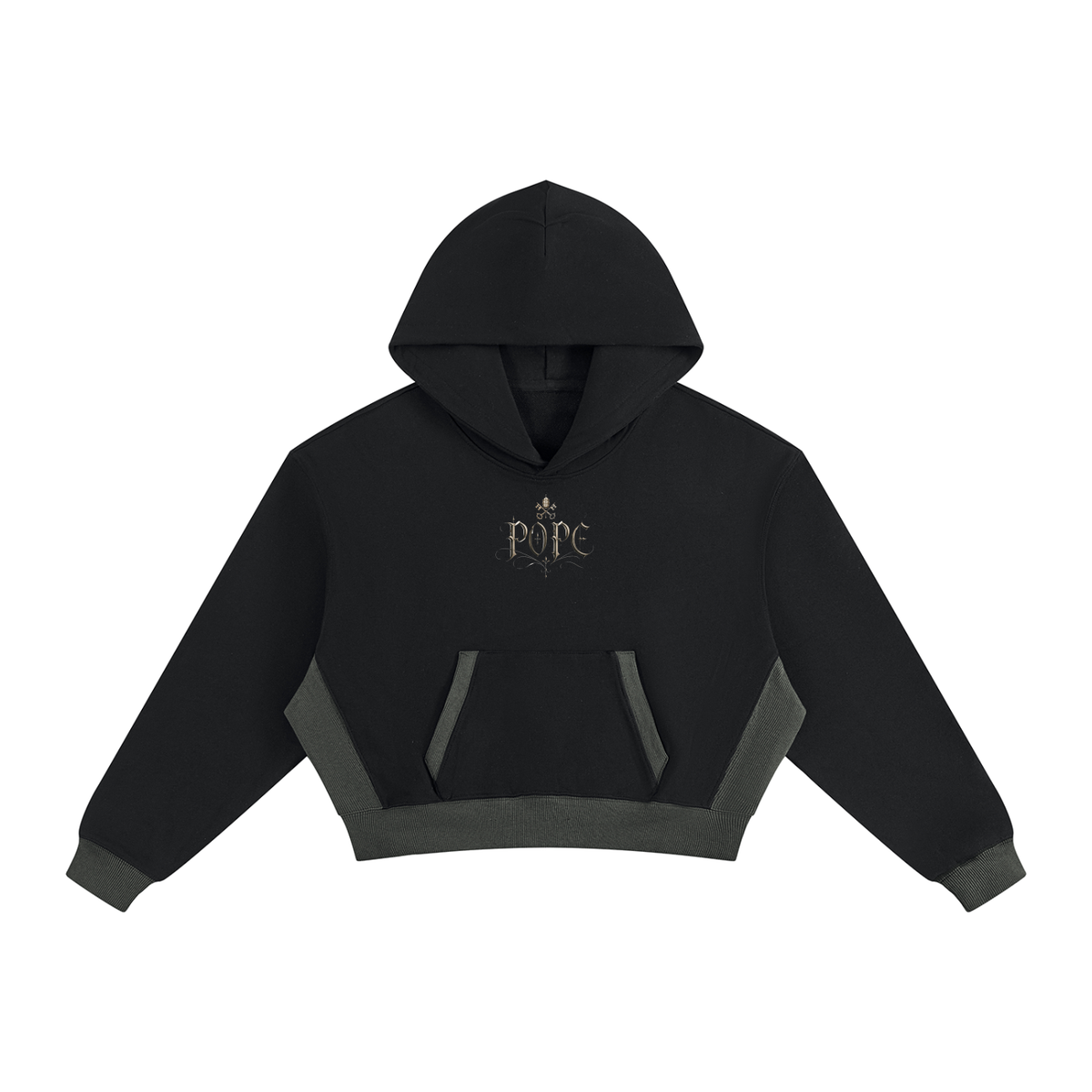 POPE P Color Block Hoodie