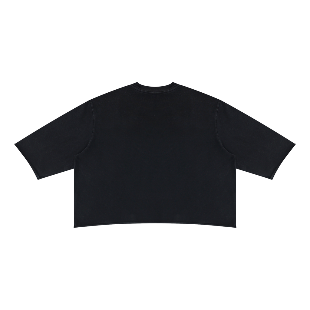 Vatican - Unisex Mineral Wash Raw Hem Boxy T-Shirt