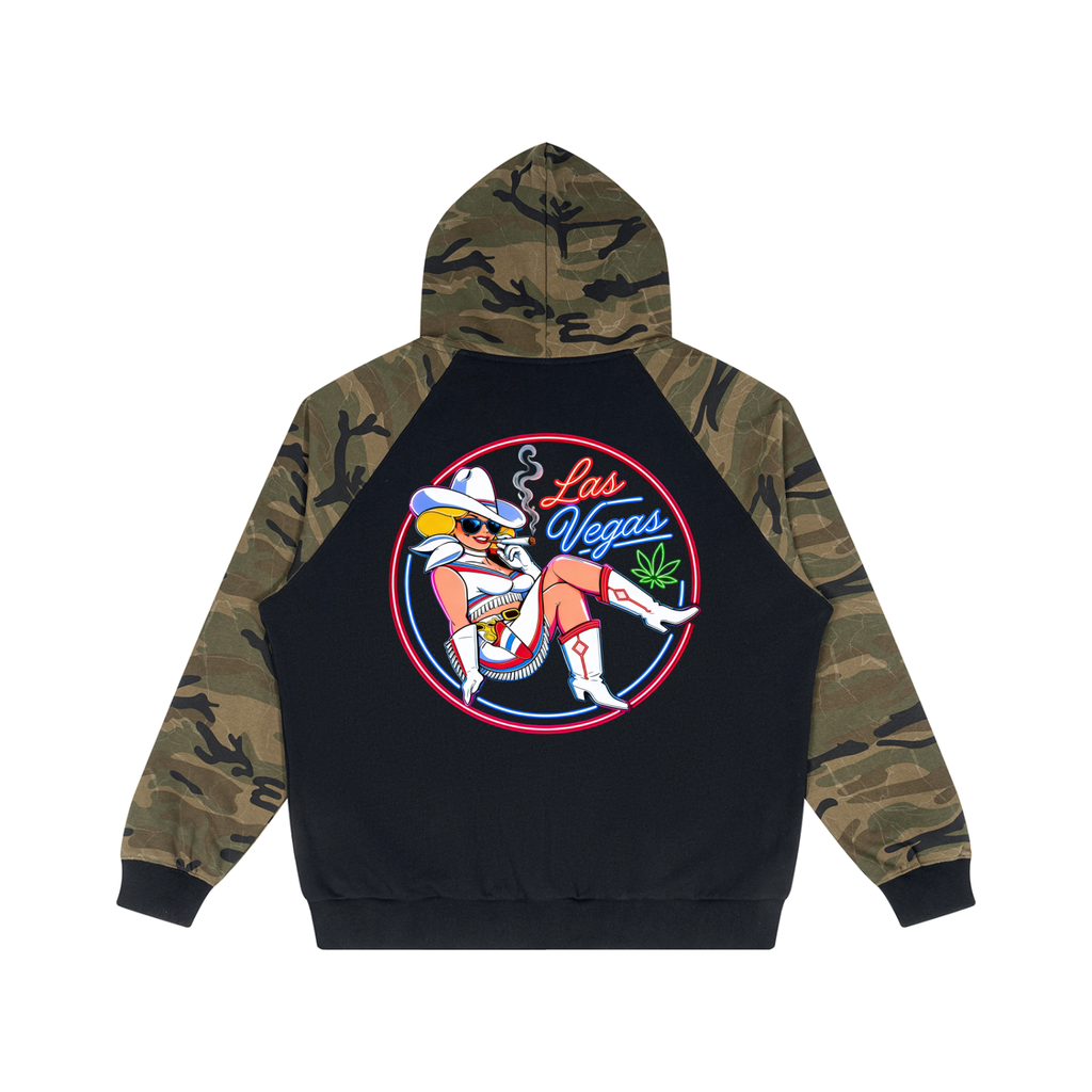Camo Vickie Zip Hoodie