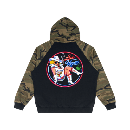 Camo Vickie Zip Hoodie