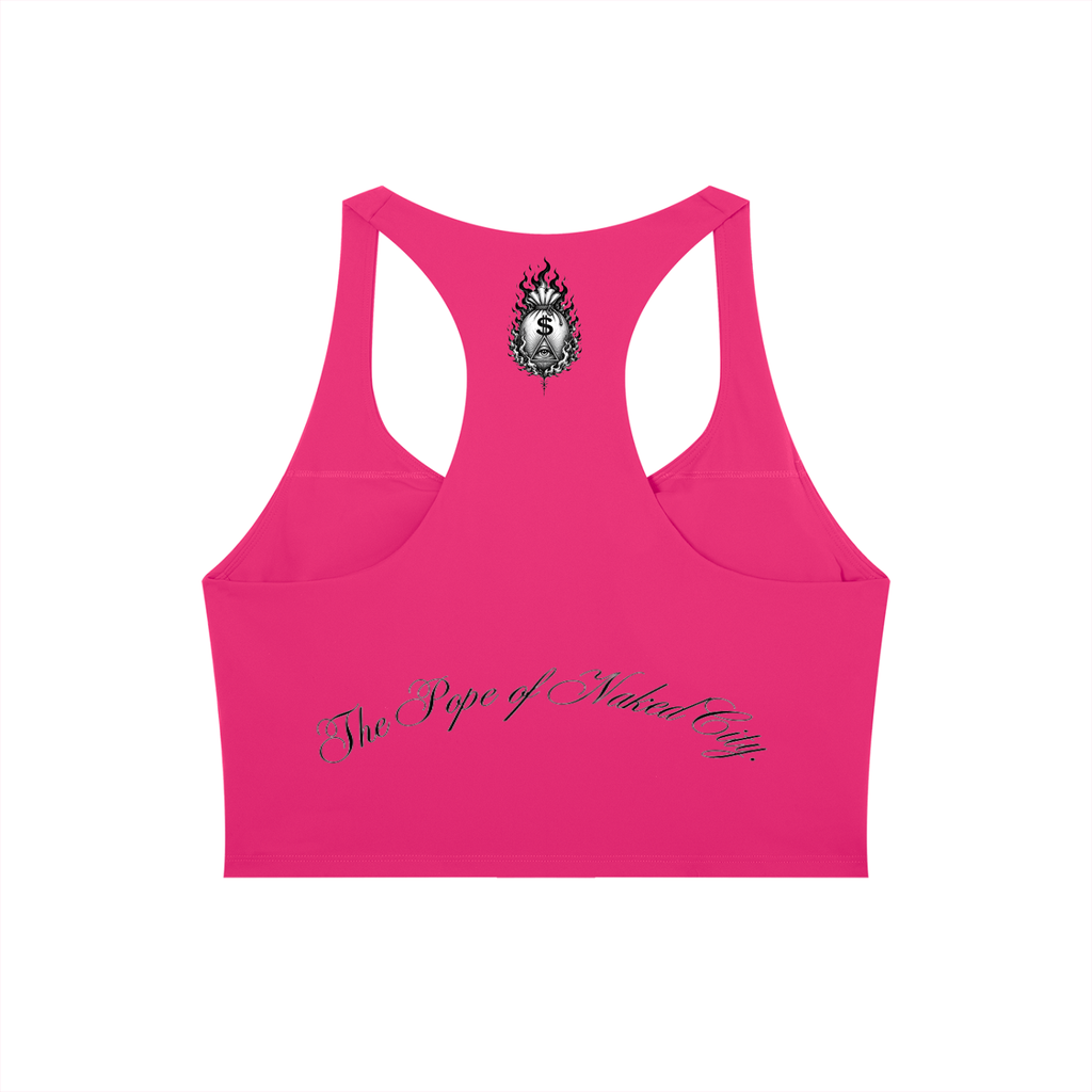 POPE - Women’s Tight Paneling Yoga Tank Top