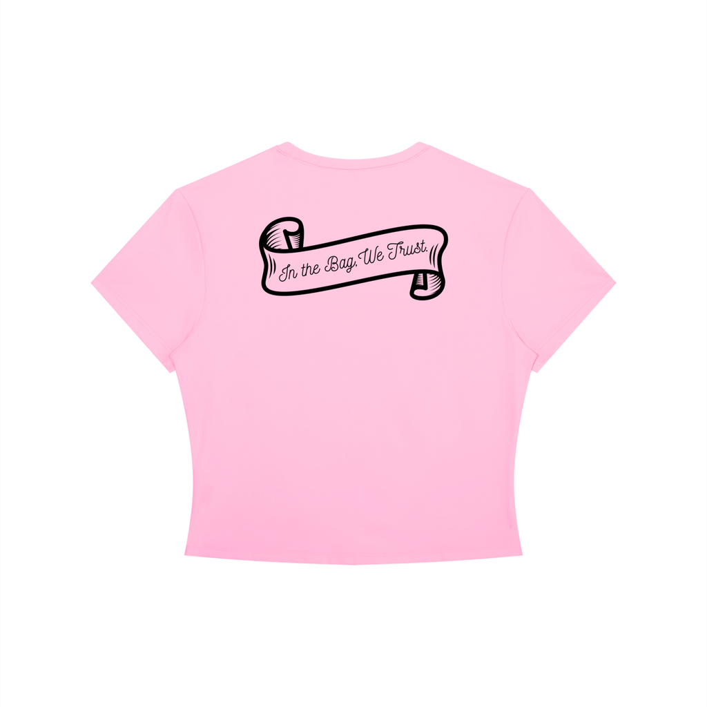 VV In The Bag We Trust - Women's Crewneck Crop T-Shirt