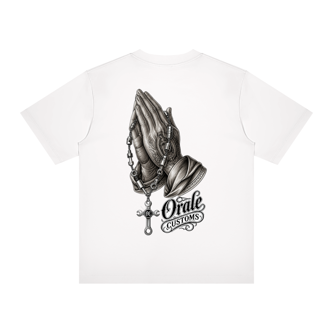 Orale Customs Tattoo Sketch T-Shirt