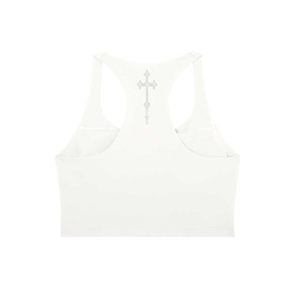 No Wings for the Wicked - Women’s Tight Paneling Yoga Tank Top