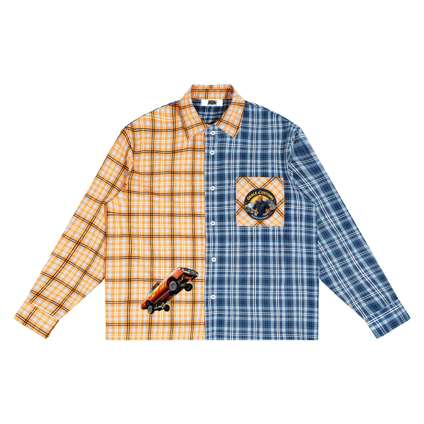 Orale Customs Plaid Long-Sleeve Shirt