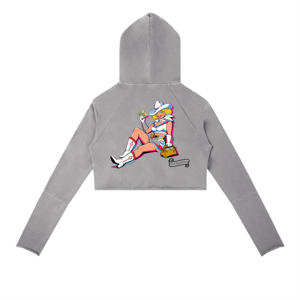 VV In The Bag We Trust - Vintage Washed Raw Edge Hoodie