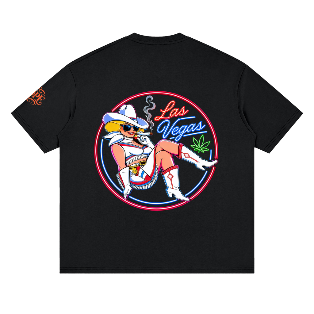 VV Las Vegas - Streetwear Loose Drop Shoulder T-Shirt