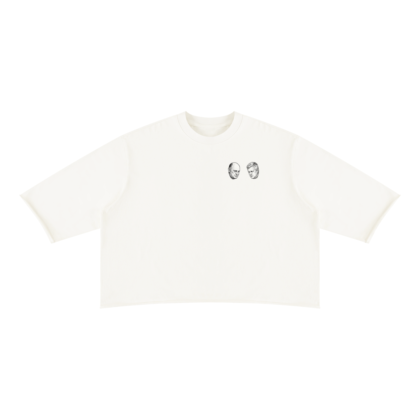 When Popes Play - Unisex Mineral Wash Raw Hem Boxy T-Shirt