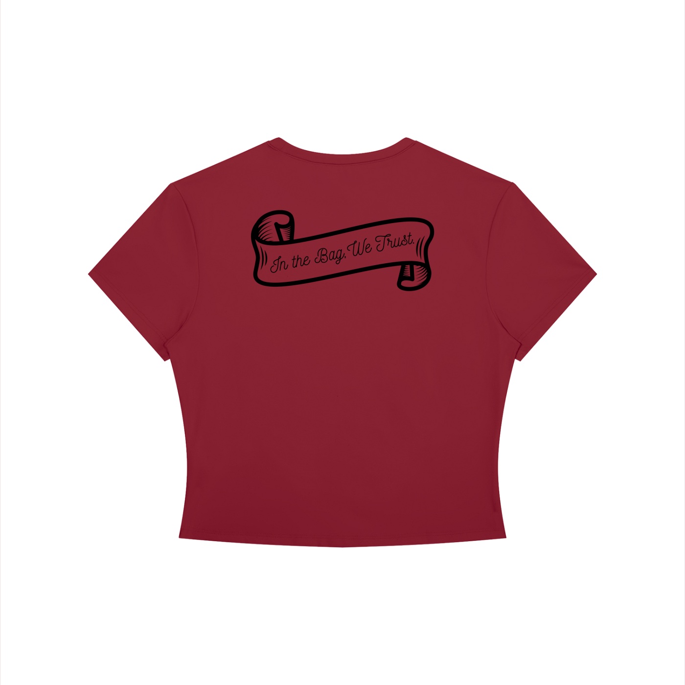VV In The Bag We Trust - Women's Crewneck Crop T-Shirt