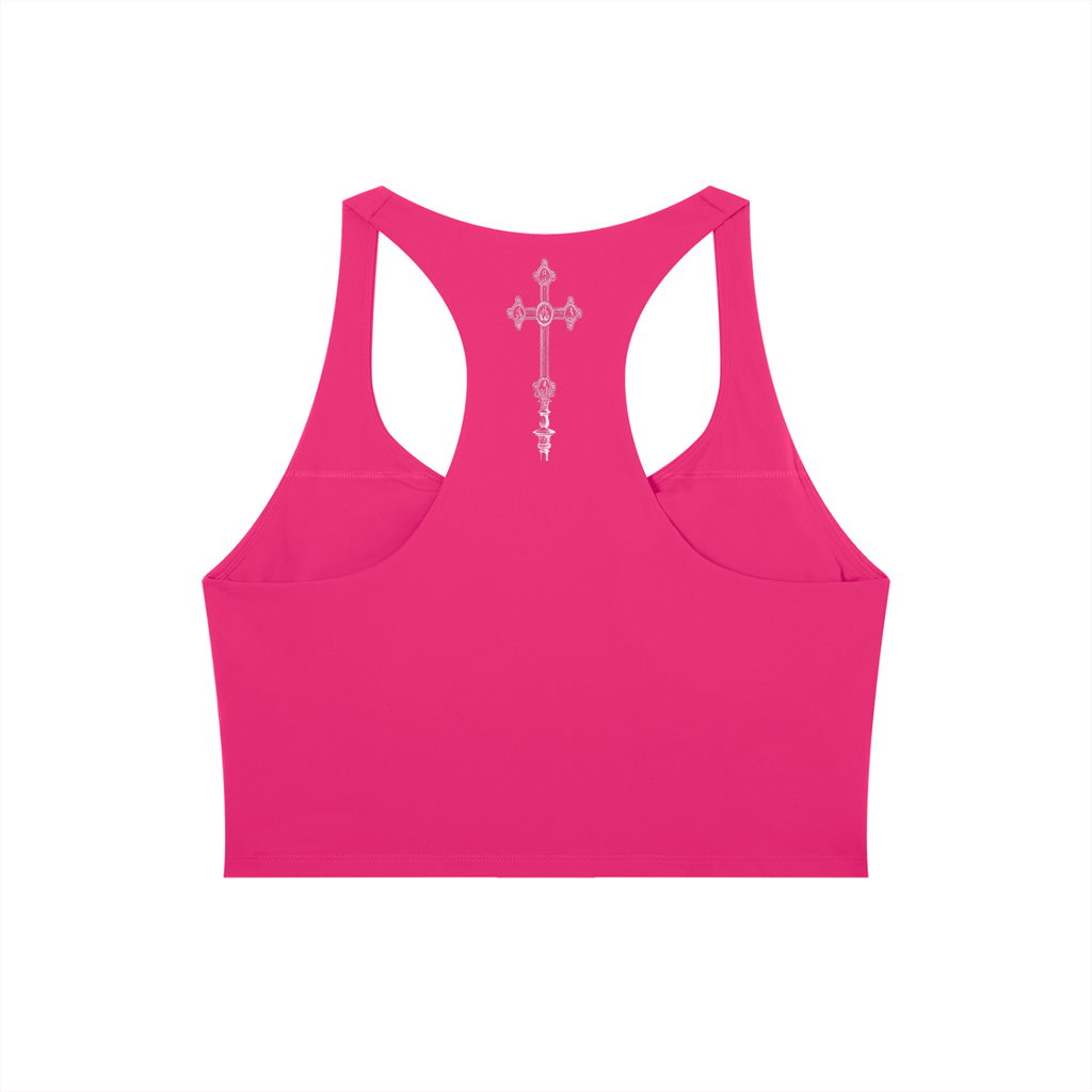 No Wings for the Wicked - Women’s Tight Paneling Yoga Tank Top