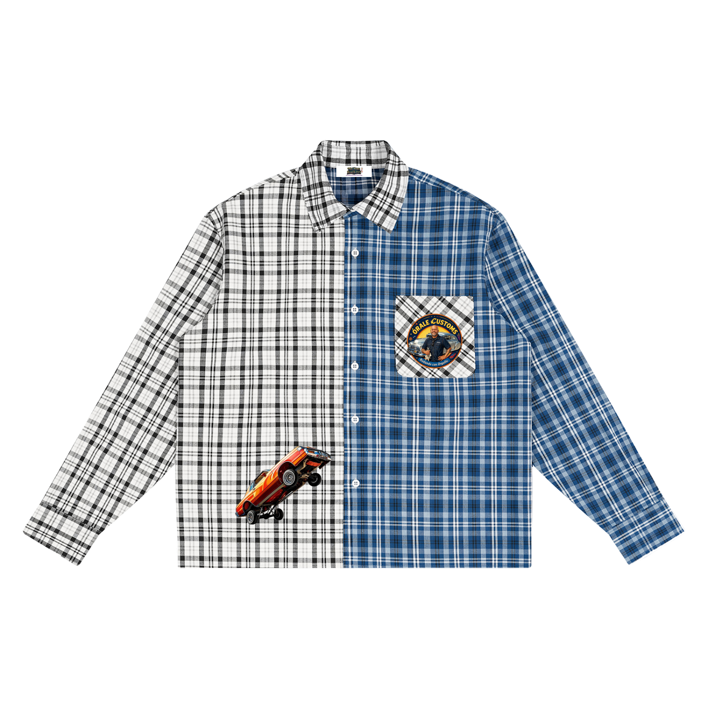 Orale Customs Plaid Long-Sleeve Shirt